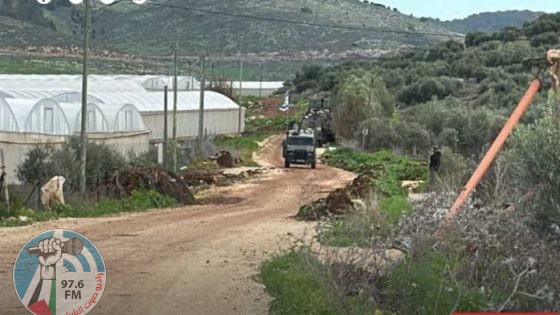 الاحتلال يهدم دفيئات زراعية في قرية الجلمة شمال جنين