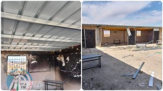 مستعمرون يعيدون تدمير مدرسة زنوتا شرق الظاهرية ويسرقون محتوياتها