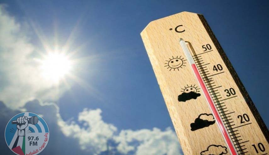 حالة الطقس: درجات الحرارة أعلى من معدلها السنوي بقليل