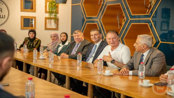 بشار المصري يلتقي بوفد جامعة بوليتكنك فلسطين في مدينة روابي