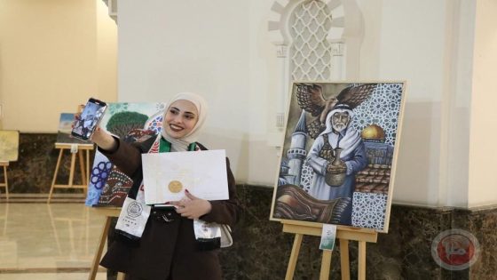 جامعة القدس: الطالبة ميرا غنيم تحصد المركز الـ3 بمسابقة “إشراقات فنية” في الشارقة