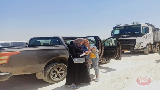 نابلس: إعادة شاحنة إسرائيلية محملة بالنفايات بعد ضبطها في حوارة