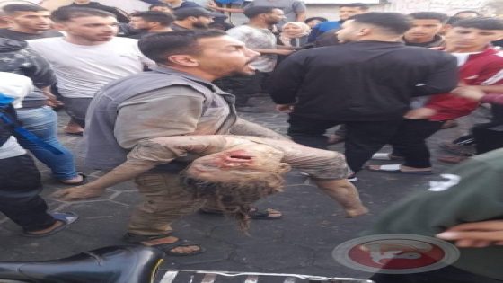 مجزرة جديدة -عشرات الشهداء والجرحى في قصف مدرسة تؤوي نازحين شرق البريج