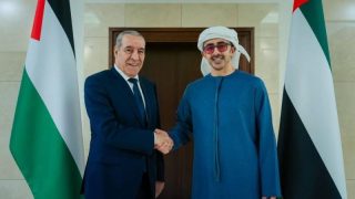 الشيخ يلتقي وزير خارجية الإمارات