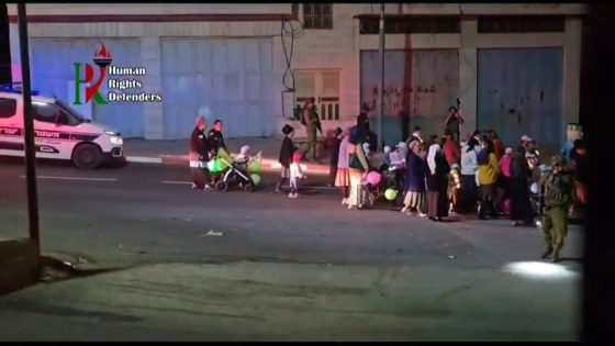 مسيرة للمستوطنين وسط الاحياء الفلسطينية في الخليل