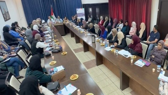 لقاء في محافظة أريحا يناقش أوضاع النساء العاملات بعنوان “”تحديات الواقع وآفاق الحماية”