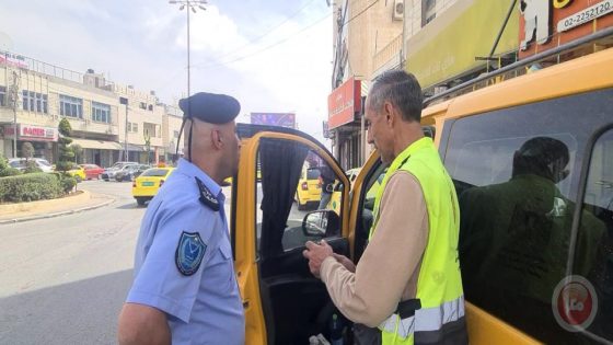 دوريات السلامة على الطرق تنزل 50 مركبة عن الشارع في الخليل
