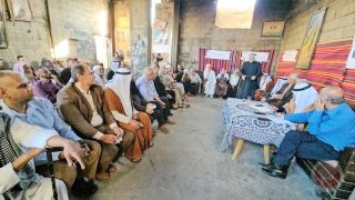 اللجنة الشعبية للاجئين في مخيم المغازي تنظّم لقاءً وطنياً لتعزيز السلم الأهلي