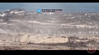 فرار عناصر الامن الامريكي من مراكز توزيع المساعدات في رفح