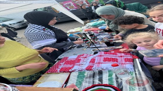 الجالية الفلسطينية في بريمن الألمانية تنظم معرضًا تضامنياً لدعم غزة