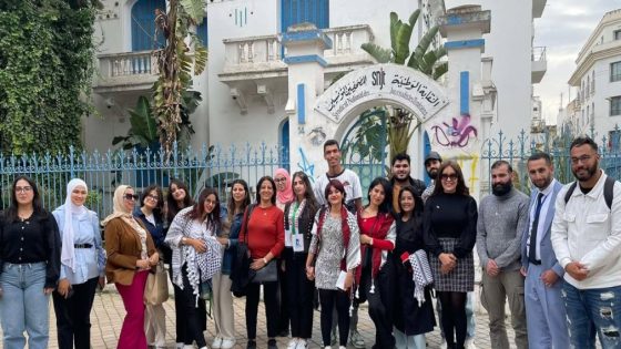 طالبة من كلية الحقوق في الجامعة العربية الأمريكية تشارك في ورشة تدريبية إقليمية بتونس