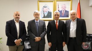 الجهود متواصلة: وزير الشؤون المدنية يستقبل وفداً من مصلحة مياه محافظة القدس