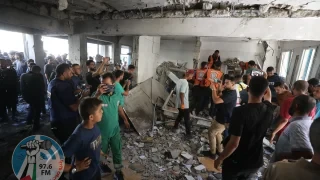 15شهيدا بينهم أطفال إثر قصف الاحتلال مدرسة تؤوي نازحين في جباليا