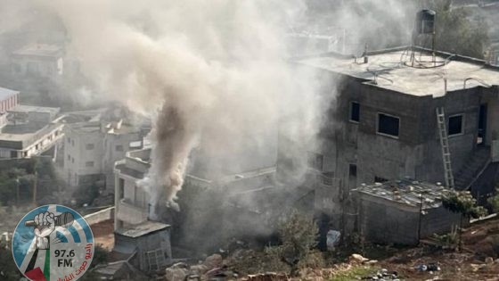قوات الاحتلال تقصف منزلا في طمون وتفجر مقهى في طوباس