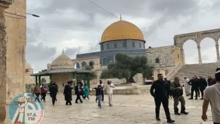 594 مستعمرا يقتحمون المسجد الأقصى
