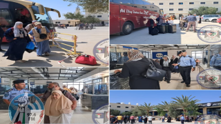 "المعابر والحدود": وصول آخر دفعة من حجاج بيت الله الحرام والحجاج العالقين إلى مدينة أريحا