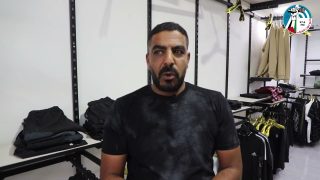 شرطة الاحتـ ـلال تقتـ ـحم منطقة سومره جنوب مدينة #الظاهرية وتداهم محل Boss Motagim وتصادر منه بضاعة