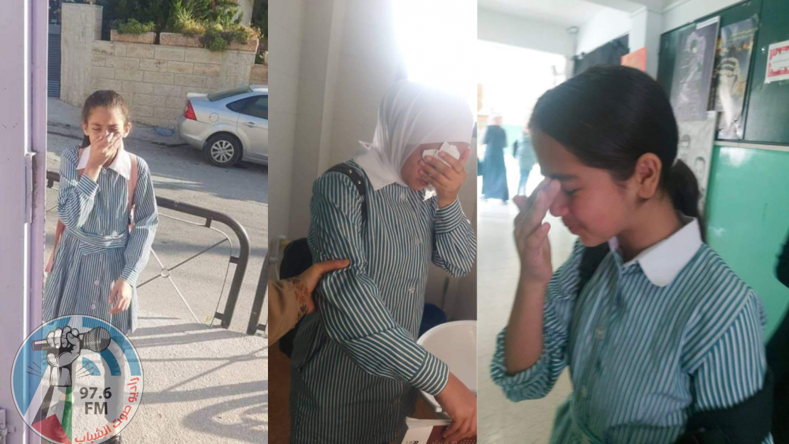 إصابات بالاختناق بين صفوف طلبة الخضر خلال اقتحام قوات الاحتلال للخضر