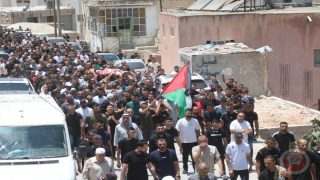 صور- تشييع جثمان الشهيد طلول في الظاهرية جنوب الخليل