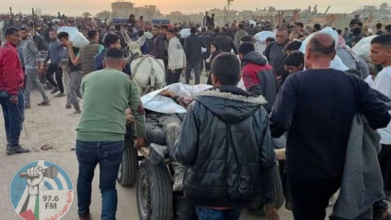 الاحتلال يرتكب مجزرة بحق الجوعى غرب رفح: 24 شهيدا وأكثر من 200 إصابة