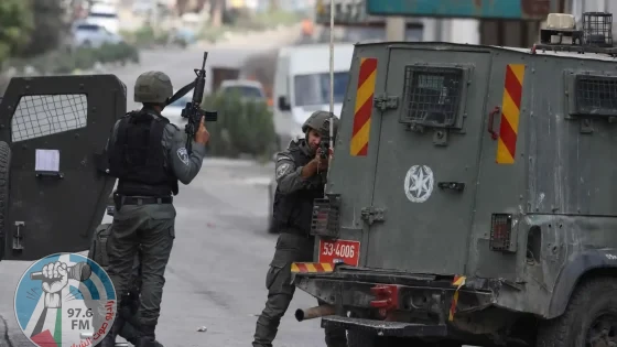 الاحتلال يعتقل 12 مواطنا من محافظة نابلس بينهم صحفي