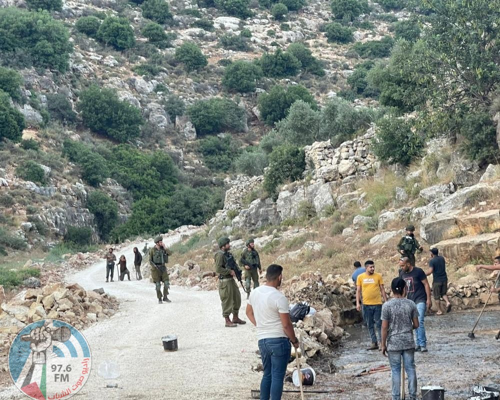 الاحتلال يقتحم المناطق الأثرية في قراوة بني حسان غرب سلفيت
