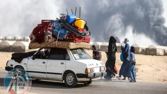 الاحتلال يجبر المواطنين على النزوح قسرا من مناطق في مدينة غزة وجباليا