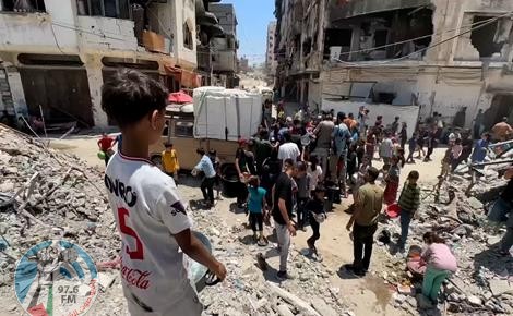 16 شهيدا و100 مصاب في مجزرة جديدة يرتكبها الاحتلال بحق منتظري المساعدات وسط قطاع غزة