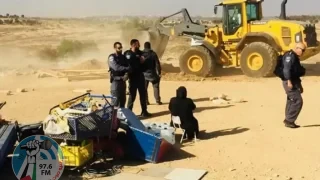 السلطات الإسرائيلية تهدم مساكن قرية العراقيب للمرة 241
