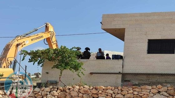 الاحتلال يشرع بهدم منزل في خربثا المصباح غرب رام الله