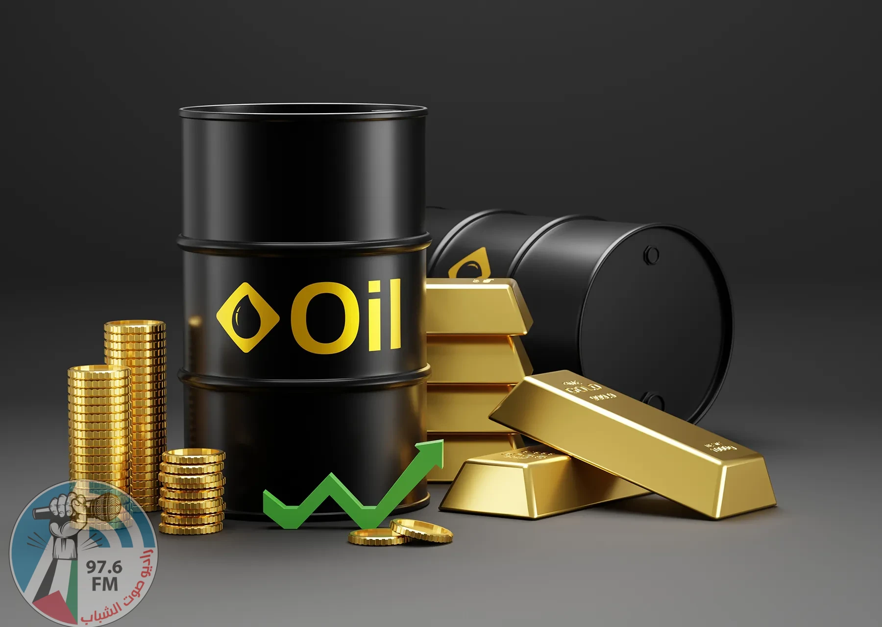 ارتفاع أسعار النفط واستقرار الذهب