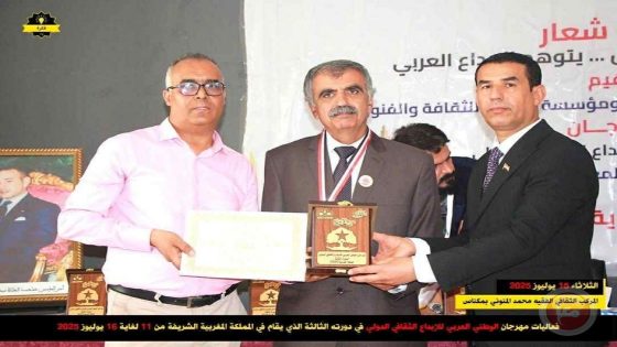 رئيس جمعية منبر أدباء بلاد الشام في فلسطين يشارك في “مهرجان الوطن العربي للإبداع الثقافي الدولي”