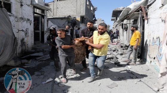 11 شهيدًا في قصفين للاحتلال استهدفا نازحين شمالي رفح وغربي خان يونس