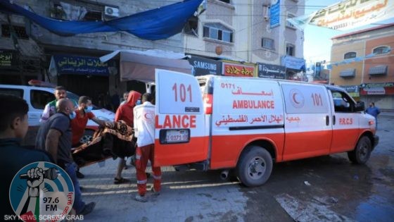 “الهلال الأحمر”: توقف العمل في عيادة الزيتون الطبية في غزة بسبب قصف الاحتلال