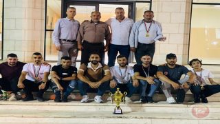 فريق الجعبري بطلا لكأس قائد القوات لعائلات محافظة الخليل