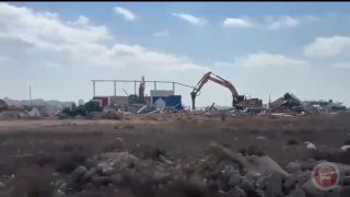 الاحتلال يشن حملة هدم واسعة في بلدة رافات شمال غرب القدس
