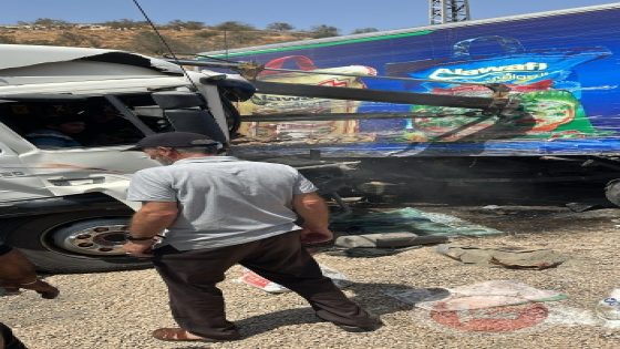 إصابة 6 مواطنين جراء حادث تصادم شرق الخليل