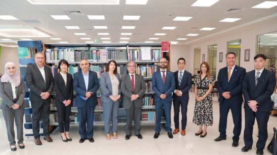 السفير الياباني في زيارة للجامعة العربية الأمريكية لبحث افاق التعاون