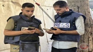 اغتيال خمسة صحافيين بينهم مراسلي الجزيرة انس الشريف ومحمد قريقع