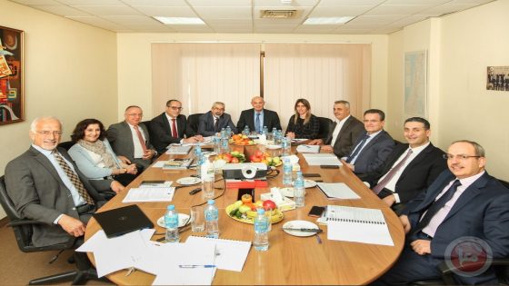 الفقهاء رئيسا لمجلس إدارة فلسطين للاستثمار الصناعي ودويكات رئيسا تنفيذيا جديدا