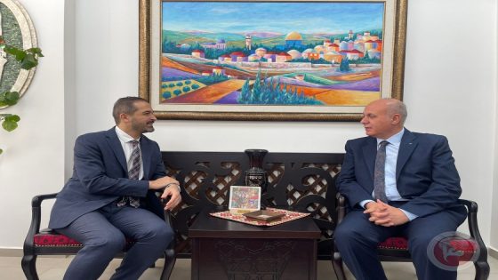 وزير الثقافة يلتقي مدير “تيكا” في فلسطين ويبحث معه التعاون الثقافي
