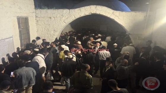 اصابات- مستوطنون يقتحمون “قبر يوسف” بنابلس