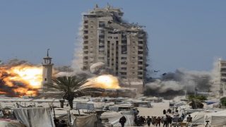 الاحتلال يأمر بإخلاء برجين في حي تل الهوى بغزة