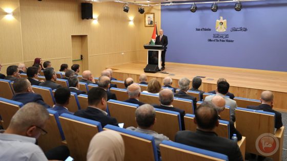 إطلاق المخطط الوطني التنموي المكاني الشامل رؤية فلسطين نحو المستقبل 2050