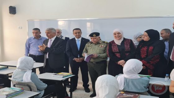 برهم وغنام يطلقان العام الدراسي الجديد من دير جرير