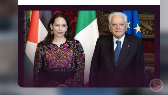 اعتماد أوراق السفيرة أبو عمارة لدى إيطاليا