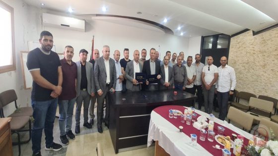 اتحاد صناعة الحجر والرخام يوقع اتفاقية عصارات مياه الربو