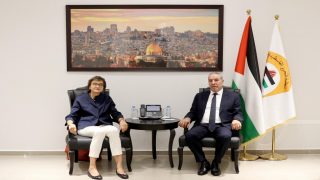 الشيخ يلتقي رئيسة الممثلية الألمانية