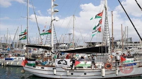 طائرات الاحتلال تهاجم أسطول الصمود لكسر الحصار عن غزة