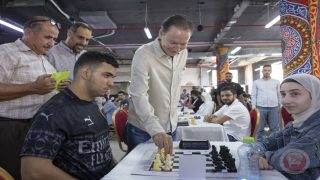 بشار مصري يطلق أكبر بطولة شطرنج في فلسطين منذ سنوات